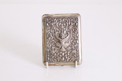 Lot 84 - A Thai silver cigarette case