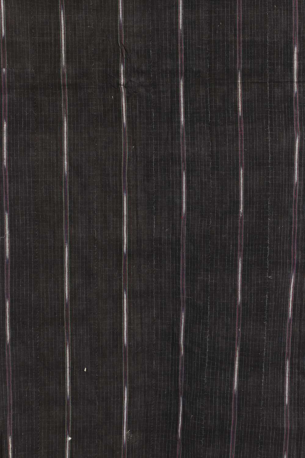 Lot 303 - An ikat stripweave cloth