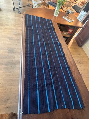 Lot 304 - Three Yoruba stripweave cloths