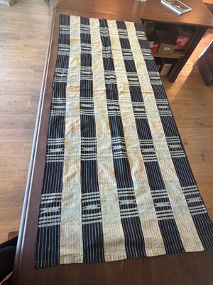 Lot 304 - Three Yoruba stripweave cloths