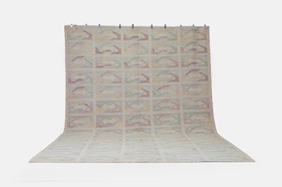 Lot 461 - A Scandinavian-style flat-weave wool carpet