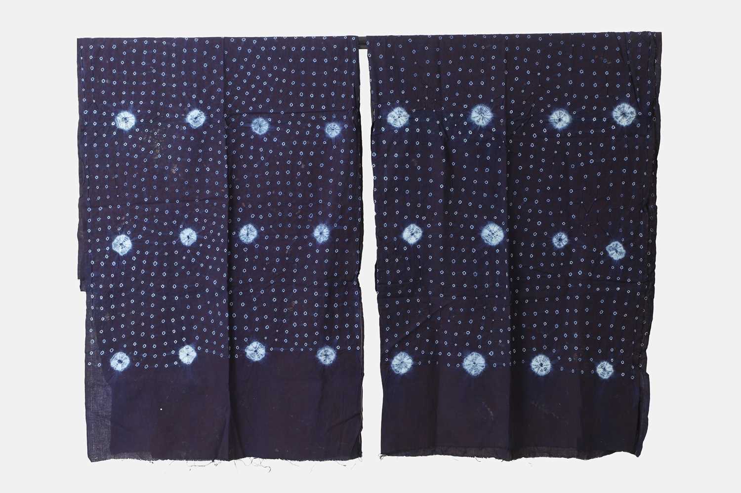Lot 293 - Two Yoruba adire eleso indigo cloths
