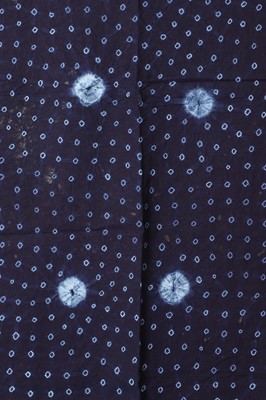 Lot 293 - Two Yoruba adire eleso indigo cloths