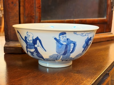 Lot 54 - A Chinese blue and white bowl