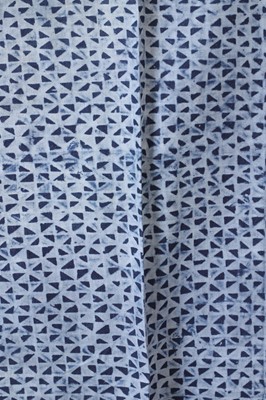 Lot 296 - Four Yoruba adire eleko indigo cloths
