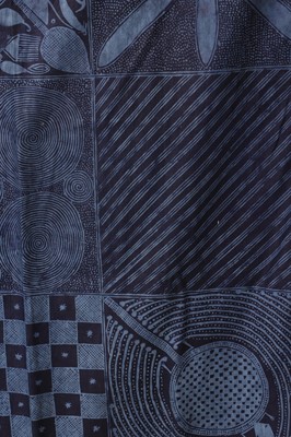 Lot 298 - Three Yoruba adire eleko indigo cloths