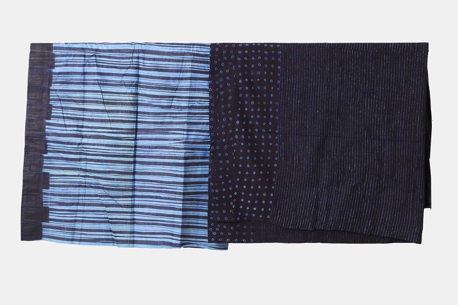 Lot 300 - Two Yoruba adire alabere cloths