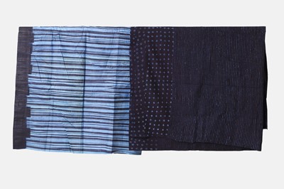 Lot 300 - Two Yoruba adire alabere cloths