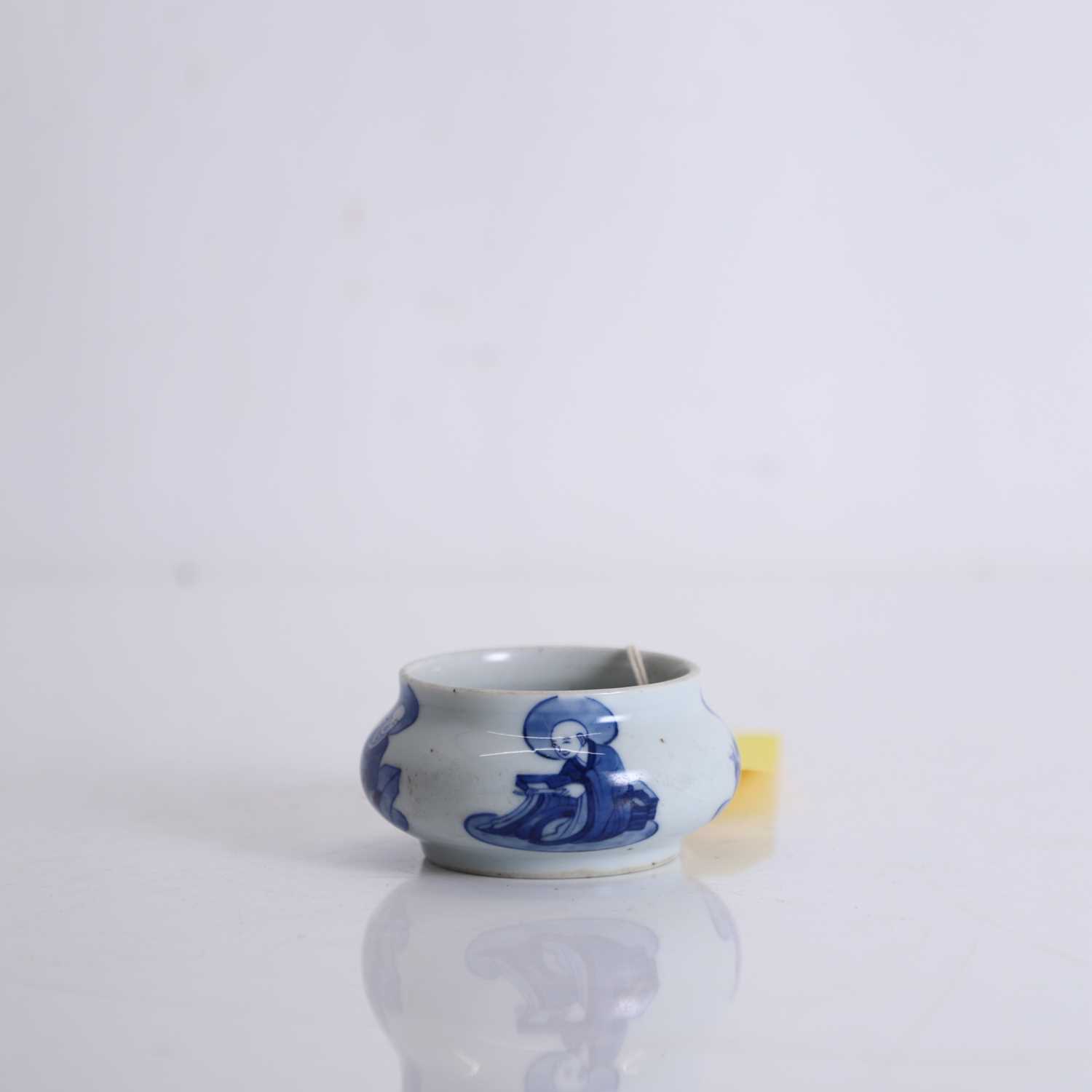 Lot 55 - A Chinese blue and white censer
