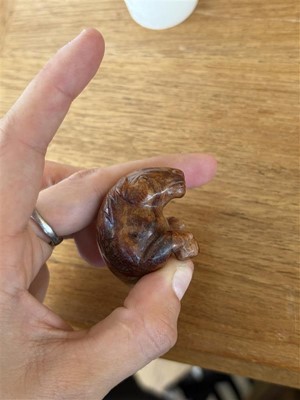 Lot 83 - A soapstone model of a horse