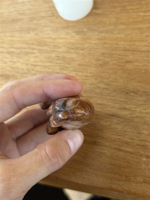 Lot 83 - A soapstone model of a horse