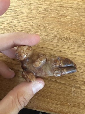 Lot 83 - A soapstone model of a horse