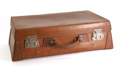 Lot 340A - A fitted leather Bentley suitcase