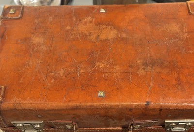 Lot 27 - A fitted leather Bentley suitcase