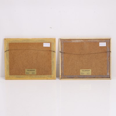 Lot 53 - A pair of Indian painted textile panels of caparisoned elephants