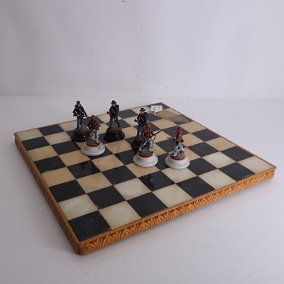 Lot 324 - A limited edition military chess set ‘The War Between The States’ by Charles C Stadden