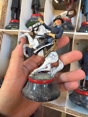 Lot 324 - A limited edition military chess set ‘The War Between The States’ by Charles C Stadden
