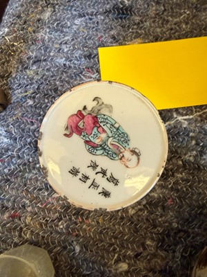 Lot 75 - A Thai Sawankhalok pottery container and cover