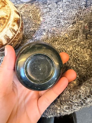 Lot 75 - A Thai Sawankhalok pottery container and cover