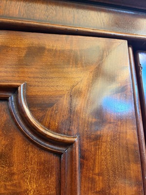 Lot 523 - A Victorian mahogany wardrobe