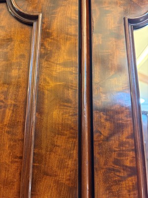 Lot 523 - A Victorian mahogany wardrobe