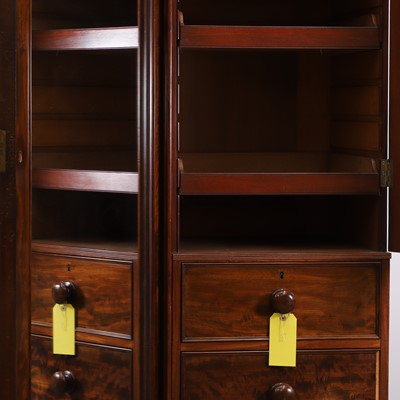 Lot 523 - A Victorian mahogany wardrobe