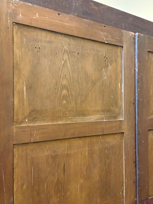 Lot 523 - A Victorian mahogany wardrobe
