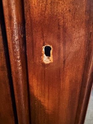 Lot 523 - A Victorian mahogany wardrobe