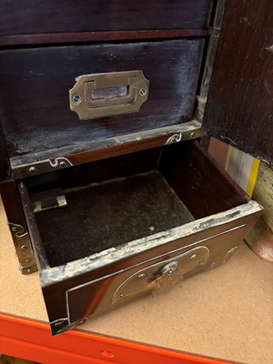 Lot 71 - A pair of Chinese table top cabinets