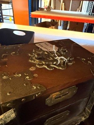 Lot 71 - A pair of Chinese table top cabinets