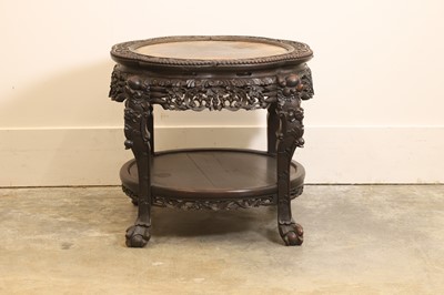 Lot 53 - A Chinese low table