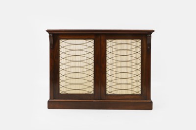 Lot 573 - A William IV rosewood sideboard