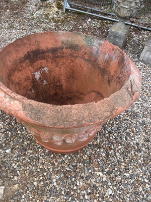 Lot 572 - A large scale terracotta pot