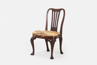 Lot 222 - A George II walnut side chair attributed to Giles Grendey