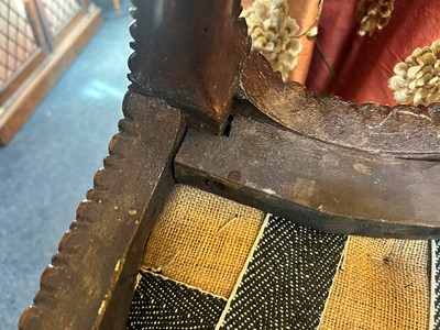 Lot 226 - A George III simulated mahogany armchair