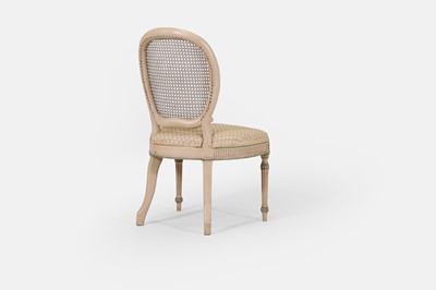 Lot 231 - A George III painted beech side chair