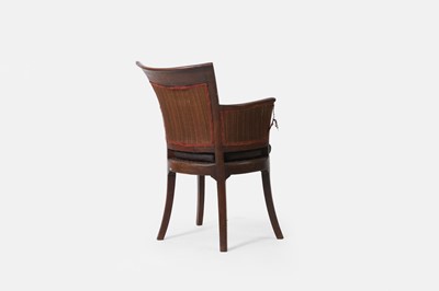 Lot 240 - A Regency hardwood armchair