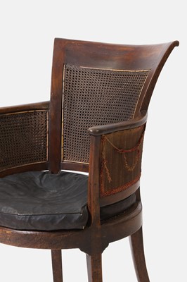 Lot 240 - A Regency hardwood armchair