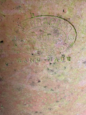 Lot 568 - A large terracotta planter
