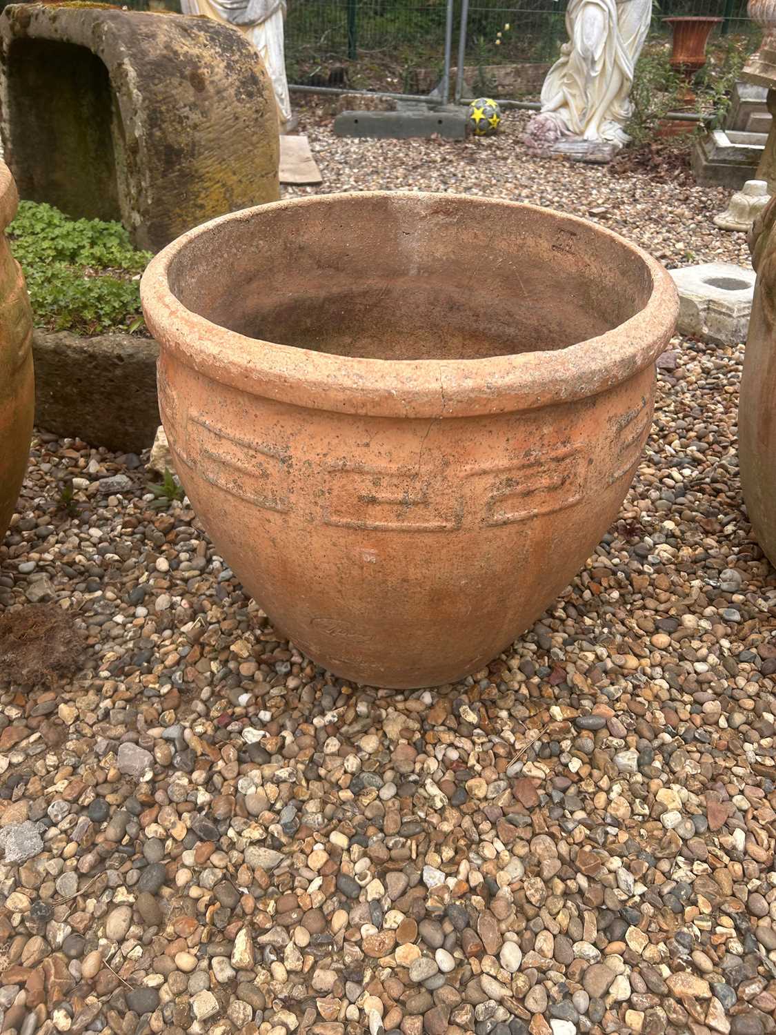 Lot 556 - Two terracotta planters