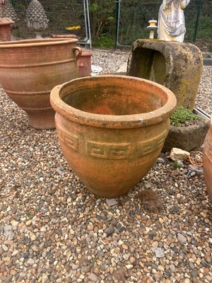 Lot 556 - Two terracotta planters