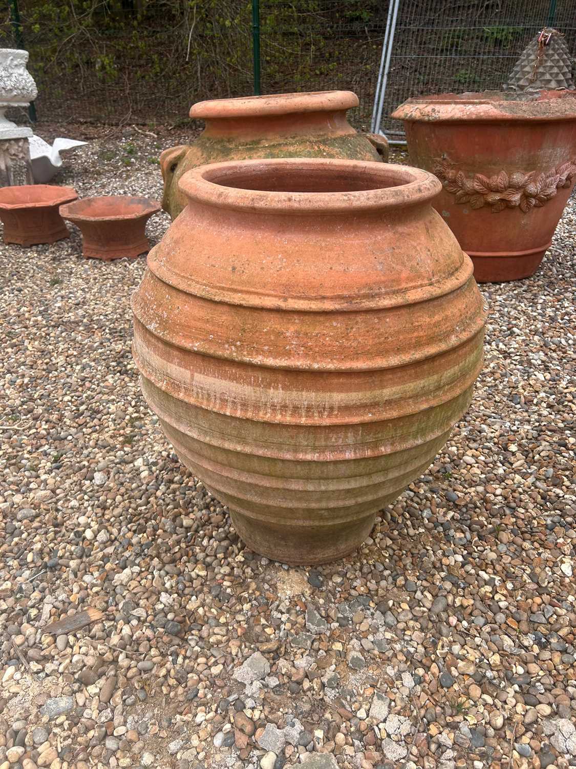 Lot 558 - A terracotta planter