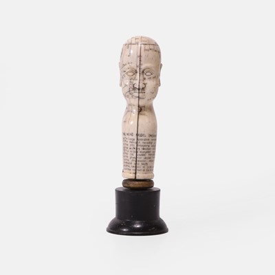 Lot 100 - A carved bone acupuncture teaching aid