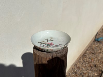 Lot 78 - A Chinese famille rose dish