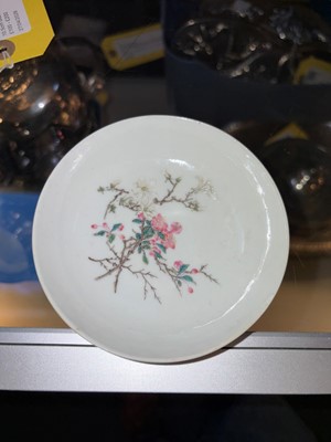 Lot 78 - A Chinese famille rose dish