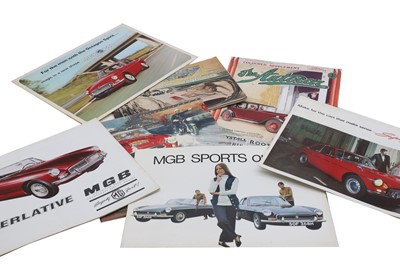 Lot 35 - A group of motor sales pieces and ephemera