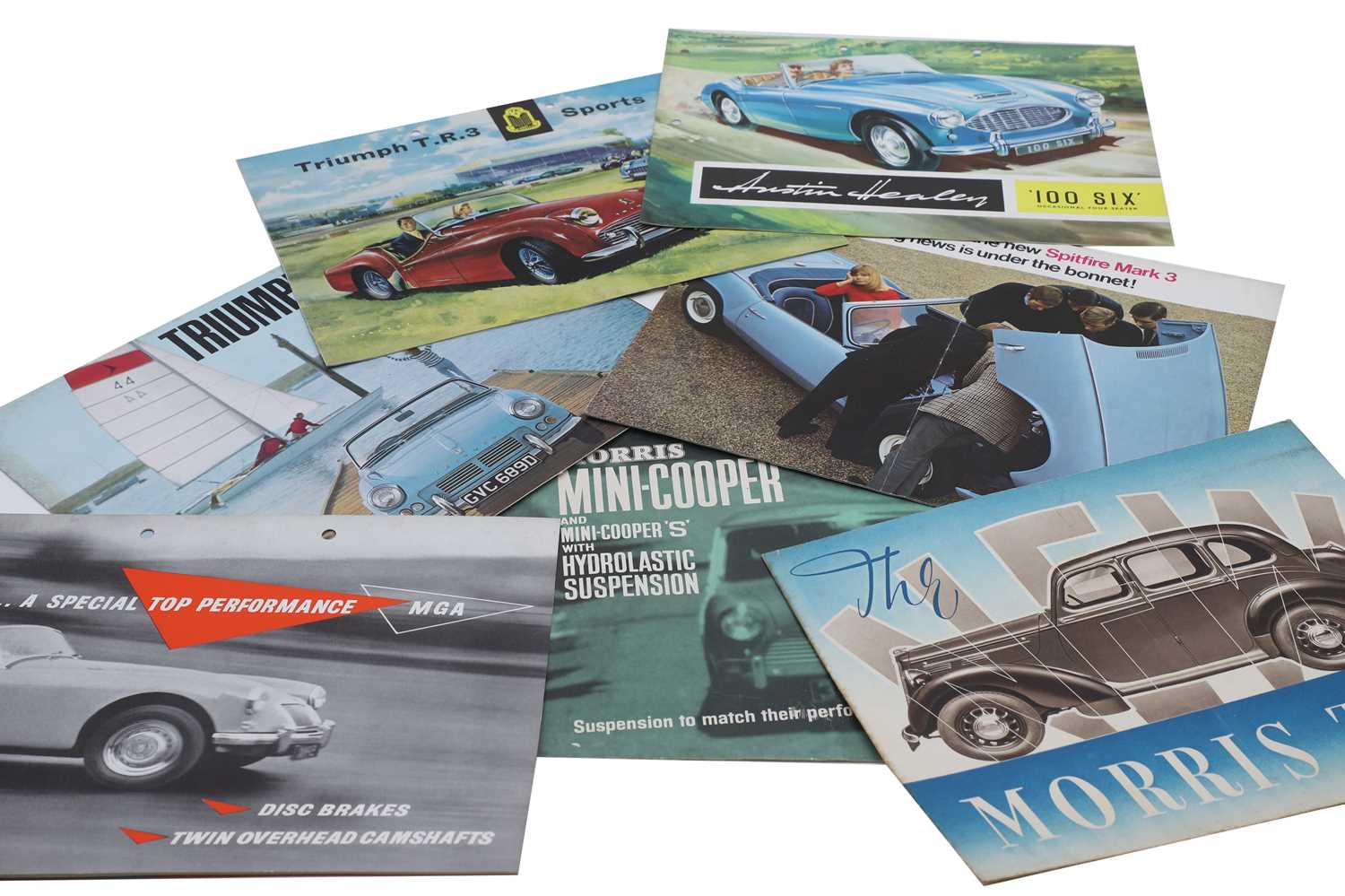 Lot 35 - A group of motor sales pieces and ephemera