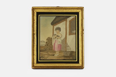 Lot 136 - Three Regency needlework pictures