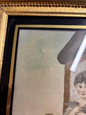Lot 136 - Three Regency needlework pictures