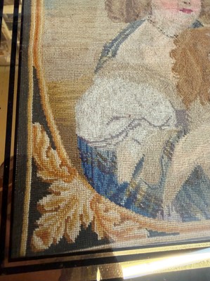 Lot 136 - Three Regency needlework pictures